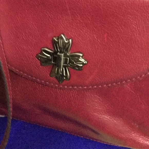 Patricia Nash cross body purse vibrant pink cowgirl boho festival Easter brunch - Picture 3 of 9